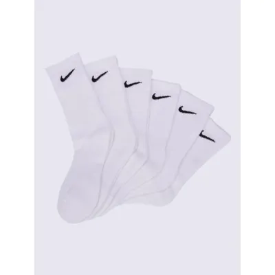 Женские Носки Nike U EVERYDAY CUSH CRW 6PR 132 Белый 34-38 (SX7666-100 34-38) Женские Носки Nike U EVERYDAY CUSH CRW 6PR 132 Белый 34-38 (SX7666-100 34-38) - Robinzon.ua
