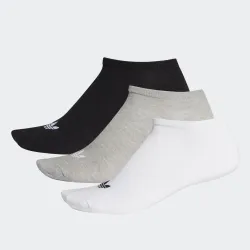 Чоловічі Шкарпетки Adidas TREFOIL LINER 3P Білий, Сірий, Чорний 43-46 (FT8524 43-46) - Robinzon.ua