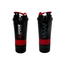 Шейкер спортивный EasyFit Spider 0,5 л Черно-красный - Robinzon.ua
