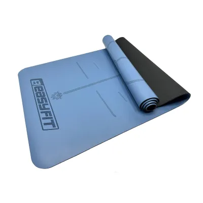 Килимок для йоги професійний EasyFit Pro каучук 5 мм Блакитний Килимок для йоги професійний EasyFit Pro каучук 5 мм Блакитний - Robinzon.ua