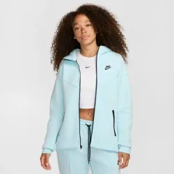 Жіноча Толстовка Nike W NSW TCH FLC WR FZ HDY Блакитний L (7dFB8338-474 L) - Robinzon.ua