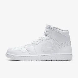 Мужские Кроссовки Air Jordan 1 Mid Белый 45.5 (7d554724-130 45.5) - Robinzon.ua