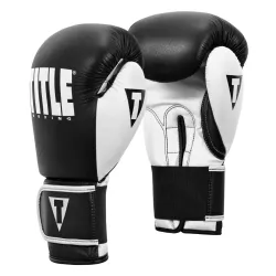 Боксерські рукавиці TITLE Boxing Dynamic Strike Black/White 14 oz - Robinzon.ua