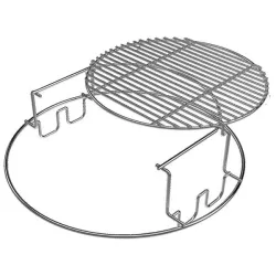 Грати дворівневі для гриля L металеві Big Green Egg 120755 - Robinzon.ua