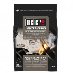 Кубики для разжигания Weber 17945. - Robinzon.ua