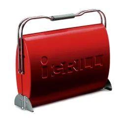 Портативний вугільний гриль I-GRILL O-GRILL червоний - Robinzon.ua