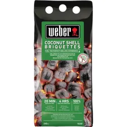 Брикети кокосові 2 кг Weber 18450 - Robinzon.ua