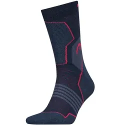 Шкарпетки Head HIKING CREW 2P UNISEX Синій; Рожевий 43-46 (701219910-003 43-46) - Robinzon.ua