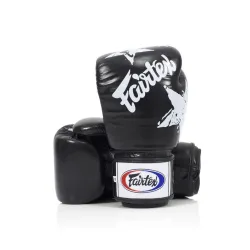 Боксерские перчатки Fairtex BGV1 Nation Print Black 14 унций - Robinzon.ua