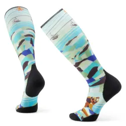 Шкарпетки чоловічі Smartwool Ski Targeted Cushion Bear Country Print OTC, Capri, L (SW SW002148.810-L) - Robinzon.ua