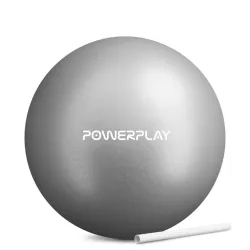 М'яч для пілатесу, йоги та реабілітації PowerPlay PP_4415 Body Shape Ball 22 см Сірий - Robinzon.ua