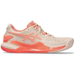 Жіночі тенісні кросівки Asics Gel-Resolution 9 clay Кораловий 39.5 (1042A224-700 39.5) - Robinzon.ua