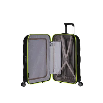 Чемодан 69 см C-LITE BLACK/LIME - 1 - Robinzon.ua