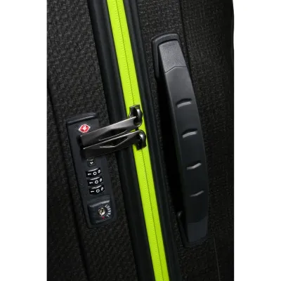 Валіза 69 см C-LITE BLACK/LIME - 5 - Robinzon.ua