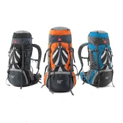 Рюкзак туристичний Naturehike 70 + 5 л блакитний NH70B070-B - 1 - Robinzon.ua