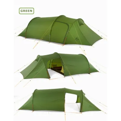 Трехместная палатка Naturehike Opalus 3 туннельная палатка оранжевая NH17L001-L. - 1 - Robinzon.ua