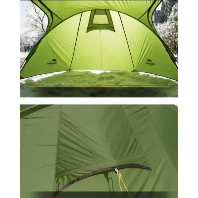 Трехместная палатка Naturehike Opalus 3 туннельная палатка оранжевая NH17L001-L. - 6 - Robinzon.ua