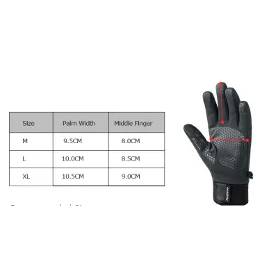 Зимові флісові Naturehike рукавиці розмір XL темно-сині NH19S005-T - 2 - Robinzon.ua