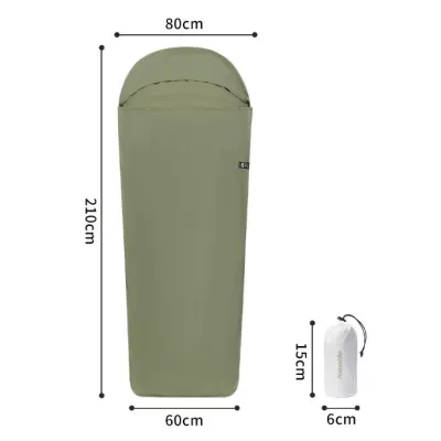 Вкладыш в спальный мешок Naturehike зеленый CNH22SD016. - 4 - Robinzon.ua