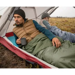 Спальный мешок Naturehike LW180 темно-зеленый размер М NH21MSD09. - Robinzon.ua