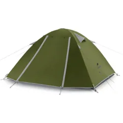 Двомісний намет Naturehike P-Series темно-зелений NH18Z022-P - Robinzon.ua