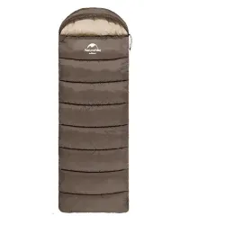 Спальный мешок с капюшоном Naturehike U250 коричневый NH20MSD07. - Robinzon.ua