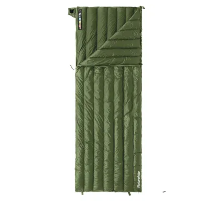 Спальный мешок ультралегкий пуховый Naturehike CW295 upgrade зеленый CNK2300SD013. - Robinzon.ua