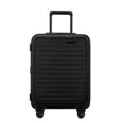 Валіза 55 см RESTACKD BLACK - Robinzon.ua