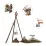 Титановая тренога для котла Naturehike NH21SK003. - 1 Титановая тренога для котла Naturehike NH21SK003. - 1 - Robinzon.ua