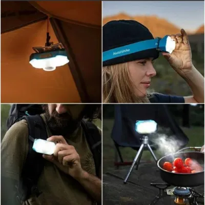Налобный фонарь Naturehike с встроенным аккумулятором голубой NH18T003-C. - 1 - Robinzon.ua