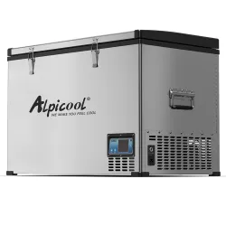 Компресорний автохолодильник Alpicool BD135. До -20℃. Живлення 12, 24, 220 вольт - Robinzon.ua