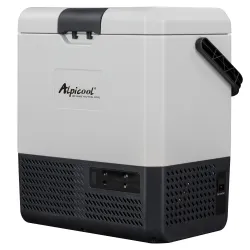 Компресорний автохолодильник Alpicool P15 (13,5 літрів). Охолодження до -15℃, живлення 12, 24, 220 вольт - Robinzon.ua