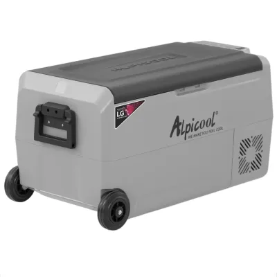 Компресорний автохолодильник Alpicool T36 (LG) (двокамерний, 36 літрів). Режим роботи до -20℃. Живлення 12, 24, 220 вольт - 2 - Robinzon.ua