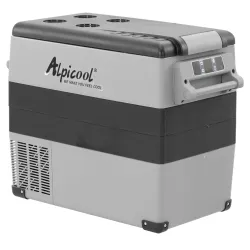 Компресорний автохолодильник Alpicool CF55 (50 літрів). До -20℃. Живлення 12, 24, 220 вольт - Robinzon.ua