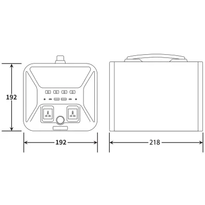 Портативная зарядная станция ANVOMI UA551 (135200 mAh, 500 Wh) - 3 - Robinzon.ua