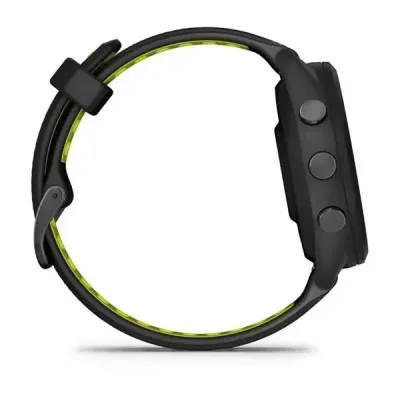 Смарт-годинник Garmin Forerunner 265s з чорним корпусом та чорно-жовтим силіконовим ремінцем - 4 - Robinzon.ua