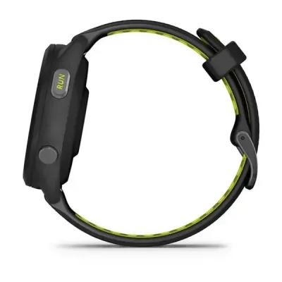 Смарт-годинник Garmin Forerunner 265s з чорним корпусом та чорно-жовтим силіконовим ремінцем - 7 - Robinzon.ua