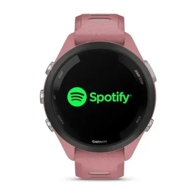Смарт-часы Garmin Forerunner 265s с черным безелем, розовым корпусом и розовато-серым силиконовым ремешком - 5 - Robinzon.ua
