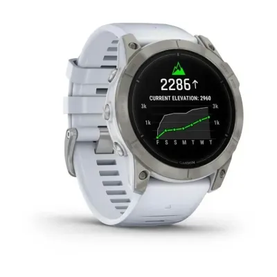 Смарт-часы Garmin Epix Pro (Gen 2) - Sapphire Edition 51 mm - титан с ремешком цвета молочного кварца - 1 - Robinzon.ua