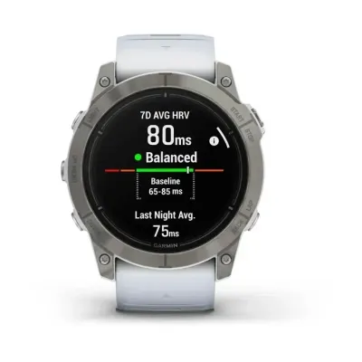 Смарт-часы Garmin Epix Pro (Gen 2) - Sapphire Edition 51 mm - титан с ремешком цвета молочного кварца - 4 - Robinzon.ua