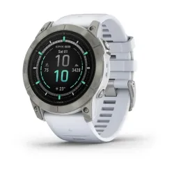Смарт-годинник Garmin Epix Pro (Gen 2) - Sapphire Edition 51 mm - титан з ремінцем кольору молочного кварцу - Robinzon.ua