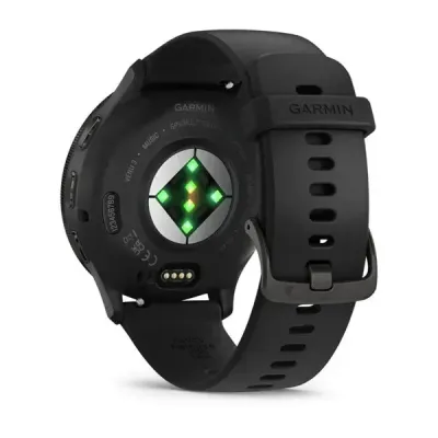 Смарт-часы Garmin Venu 3, безель из нержавеющей стали, черный корпус, силиконовый ремешок - 6 - Robinzon.ua