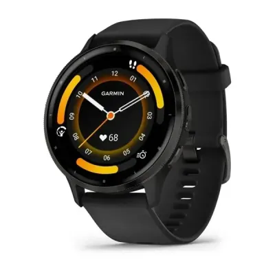 Смарт-годинник Garmin Venu 3, безель з нержавіючої сталі, чорний корпус, силіконовий ремінець Смарт-годинник Garmin Venu 3, безель з нержавіючої сталі, чорний корпус, силіконовий ремінець - Robinzon.ua