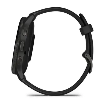 Смарт-часы Garmin Venu 3, безель из нержавеющей стали, черный корпус, силиконовый ремешок - 7 - Robinzon.ua