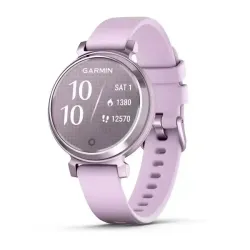 Смарт-годинник Garmin Lily 2, бузковий металік з бузковим силіконовим ремінцем - Robinzon.ua