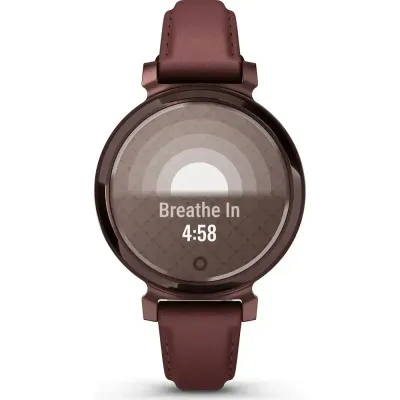 Смарт-часы Garmin Lily 2 Classic, темная бронза, кожаный ремешок цвета шелковицы - 6 - Robinzon.ua