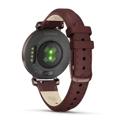Смарт-часы Garmin Lily 2 Classic, темная бронза, кожаный ремешок цвета шелковицы - 2 - Robinzon.ua