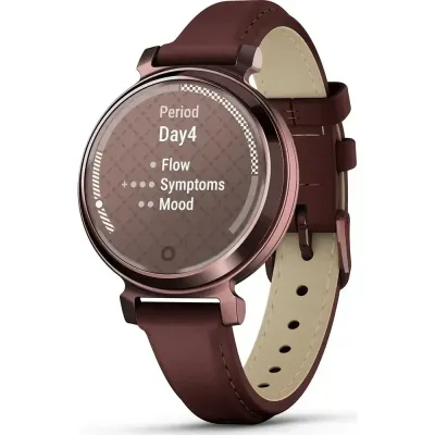 Смарт-часы Garmin Lily 2 Classic, темная бронза, кожаный ремешок цвета шелковицы - 4 - Robinzon.ua