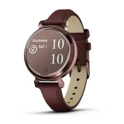Смарт-годинник Garmin Lily 2 Classic, темна бронза, шкіряний ремінець кольору шовковиці - Robinzon.ua