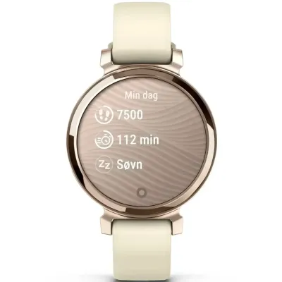 Смарт-часы Garmin Lily 2, кремовое золото, силиконовый ремешок кокосового цвета - 4 - Robinzon.ua